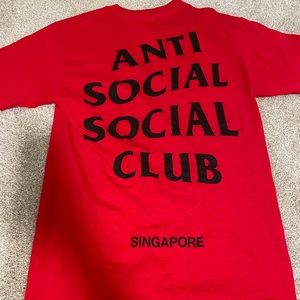 Anti social social club Singapore shirt